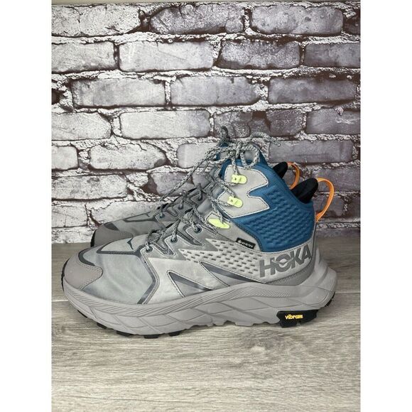 Hoka One One Anacapa Mid GTX Sharkskin Hiking Boots 1122018-SBCRL Men Sz 14D US - Picture 3 of 16